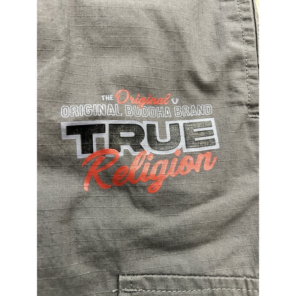 True Religion Gray Cargo Pants for Men New With Tags - Picture 2 of 4